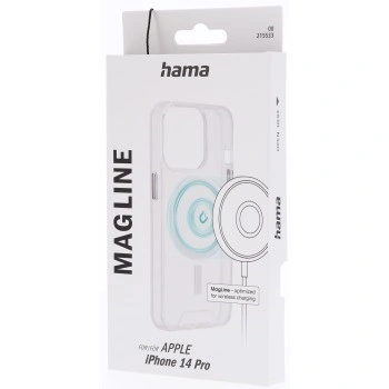 Hama MagCase Safety, kryt pro Apple iPhone 14 Pro, průhledný