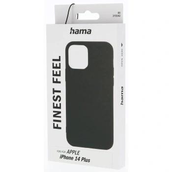 Hama Finest Feel, kryt pro Apple iPhone 14 Plus, černý