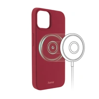 Hama MagCase Finest Feel PRO, kryt pro Apple iPhone 14 Plus, erven