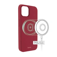 Hama MagCase Finest Feel PRO, kryt pro Apple iPhone 14 Plus, erven