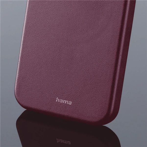 Hama Finest Sense, kryt pro Apple iPhone 14 Plus, umělá kůže, bordový