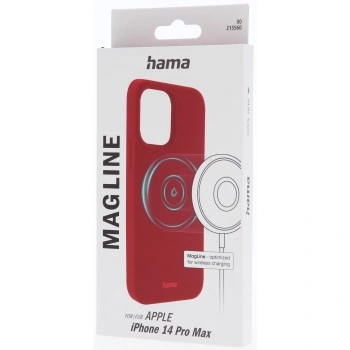 Hama MagCase Finest Feel PRO, kryt pro Apple iPhone 14 Pro Max, červený