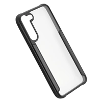 Hama Metallic Frame, kryt pro Samsung Galaxy S23+, průhledný/černý