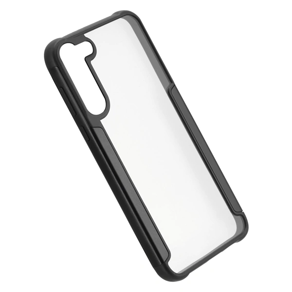 Hama Metallic Frame, kryt pro Samsung Galaxy S23+, průhledný/černý