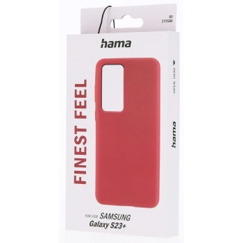 Hama Finest Feel, kryt pro Samsung Galaxy S23+, červený