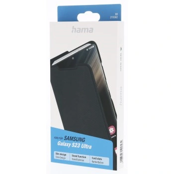 Hama Slim Pro, pouzdro-knížka pro Samsung Galaxy S23 Ultra, černé