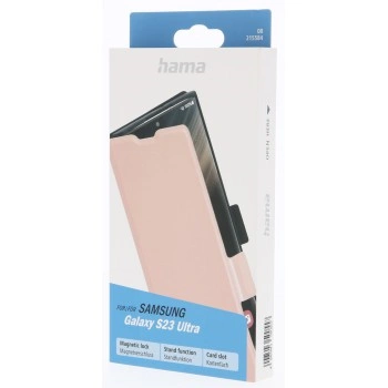 Hama Single 2.0, pouzdro-knížka pro Samsung Galaxy S23 Ultra, růžové