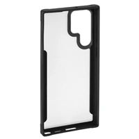 Hama Metallic Frame, kryt pro Samsung Galaxy S23 Ultra, průhledný/černý