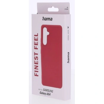 Hama Finest Feel, kryt pro Samsung Galaxy A54 5G, červený