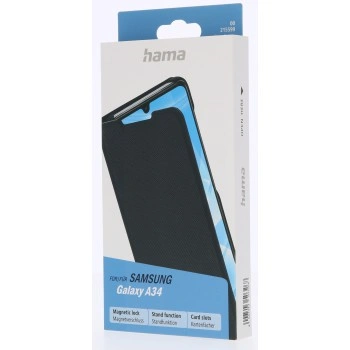 Hama Slim Pro, pouzdro-knížka pro Samsung Galaxy A34 5G, černé