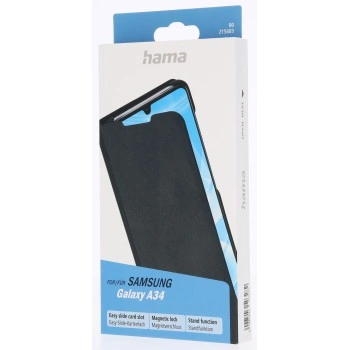 Hama Guard Pro, pouzdro-knížka pro Samsung Galaxy A34 5G, černé