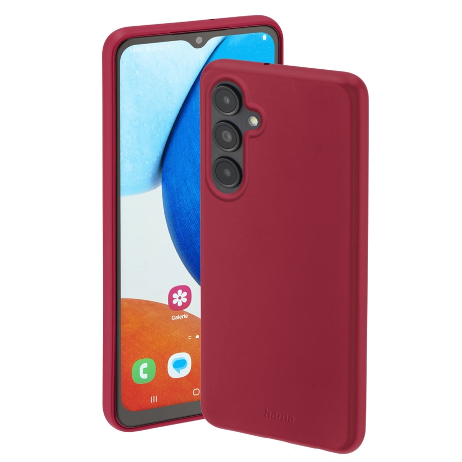 Hama Finest Feel, kryt pro Samsung Galaxy A14/ A14 5G, červený