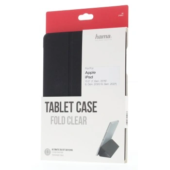 Hama Fold Clear, pouzdro pro Apple iPad 10,2" (2019/2020/2021), černé