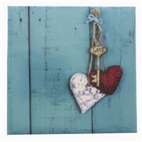 Hama album memo RUSTICO LOVE KEY 10x15/200, popisov pole