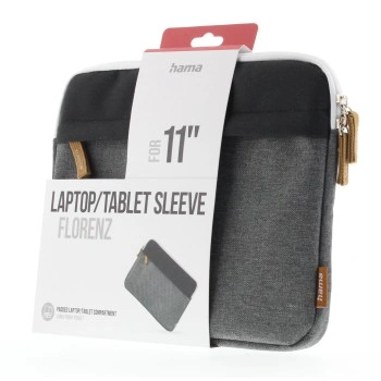Hama Florence, obal na notebook, pro úhlopříčkou do 28 cm (11"), černý/šedý