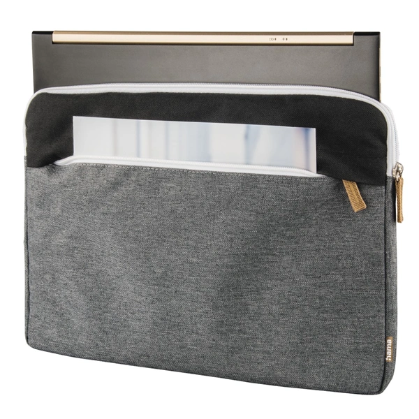 Hama Florence, obal na notebook, pro úhlopříčkou do 34 cm (13,3"), černý/šedý