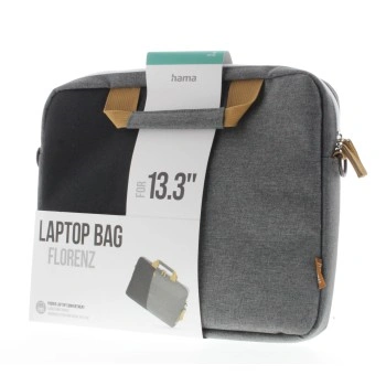 Hama Florence, brašna na notebook, pro úhlopříčkou do 34 cm (13,3"), černá/šedá