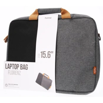 Hama Florence, brašna na notebook, pro úhlopříčkou do 40 cm (15,6"), černá/šedá