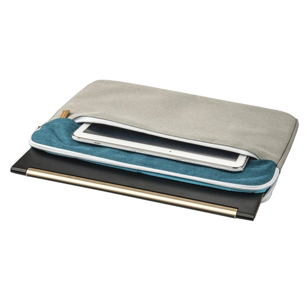 Hama Florence, obal na notebook, pro úhlopříčkou do 34 cm (13,3"), petrolejový/šedý
