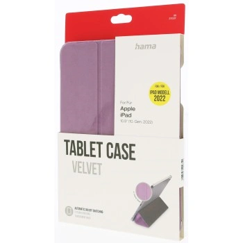 Hama Velvet, pouzdro pro Apple iPad 10,9" (10. generace 2022), šeříkové