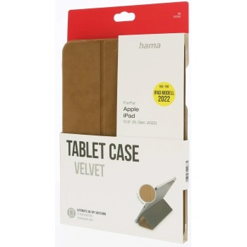 Hama Velvet, pouzdro pro Apple iPad 10,9" (10. generace 2022), pískové