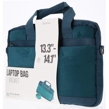 Hama Velvet, brašna na notebook, 34-36 cm (13,3-14,1"), sametový materiál, petrolejová