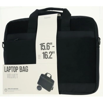 Hama Velvet, brašna na notebook, 40-41 cm (15,6"-16,2"), sametový materiál, černá