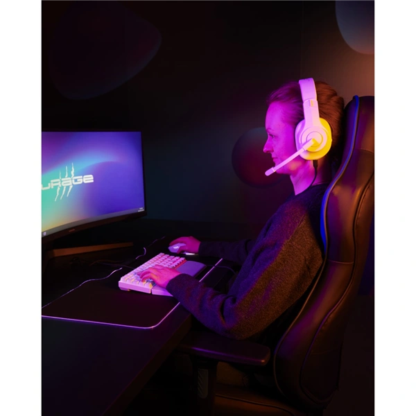 uRage gamingový headset SoundZ 100 V2, bílý