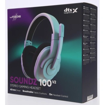 uRage gamingový headset SoundZ 100 V2, bílý