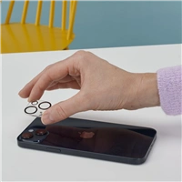 Hama ochrann sklo fotoapartu pro Apple iPhone 15/15 Plus, prhledn