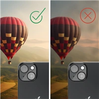 Hama ochrann sklo fotoapartu pro Apple iPhone 15/15 Plus, prhledn