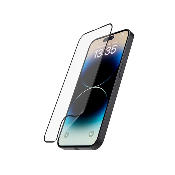 Hama Hiflex Eco, ochrana displeje pro Apple iPhone 15 Pro Max, nerozbitná, bezpečnostní třída 13