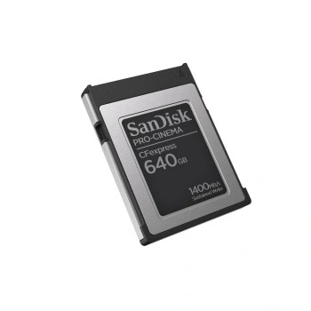 SanDisk PRO-CINEMA CFexpress Type B Card 640 GB up to 1700 MB/s,1500 MB/s