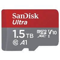 SanDisk Ultra microSDXC 1,5 TB + SD Adapter 150 MB/s  A1 Class 10 UHS-I