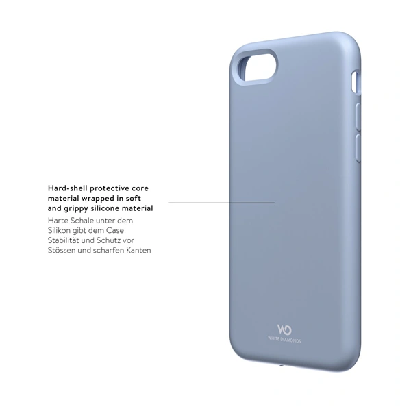 White Diamonds Urban Case, kryt pro Apple iPhone 7/8/SE 2020/SE 2022, světle modrý