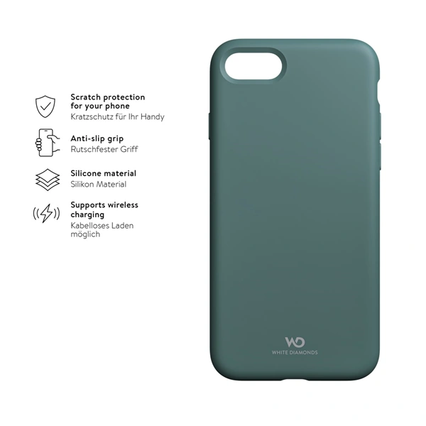 White Diamonds Urban Case, kryt pro Apple iPhone 7/8/SE 2020/SE 2022, petrolejový