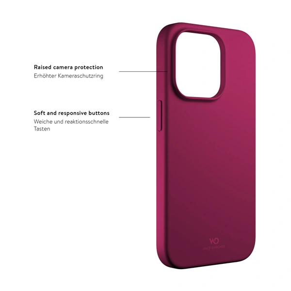 White Diamonds Urban Case, kryt pro Apple iPhone 14 Pro, fuchsiový