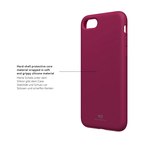 White Diamonds Urban Case, kryt pro Apple iPhone 7/8/SE 2020/SE 2022, fuchsiový