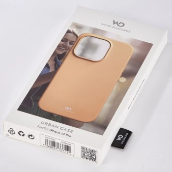 White Diamonds Urban Case, kryt pro Apple iPhone 14 Pro, meruňkový