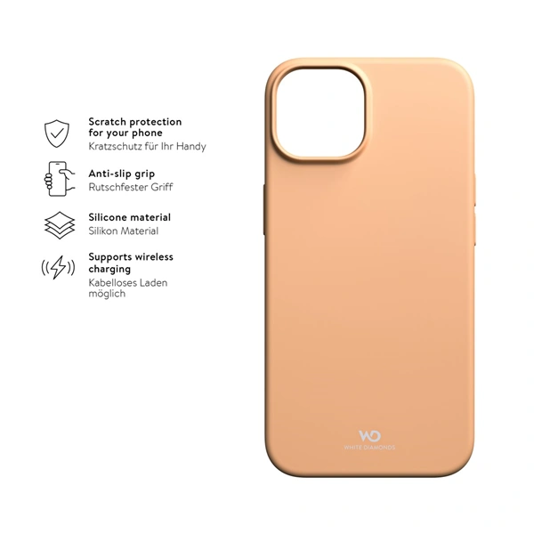 White Diamonds Urban Case, kryt pro Apple iPhone 13, meruňkový