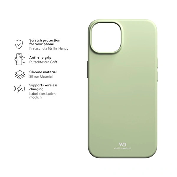 White Diamonds Urban Case, kryt pro Apple iPhone 14, pistáciový