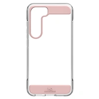 White Diamonds Air Protection, kryt pro Samsung Galaxy S23, průhledný/růžový