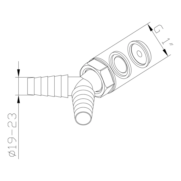 Xavax sifónová přípojka Y, pro 2 odtokové hadice k 1 sifónu, s těsněním a 2 objímkami
