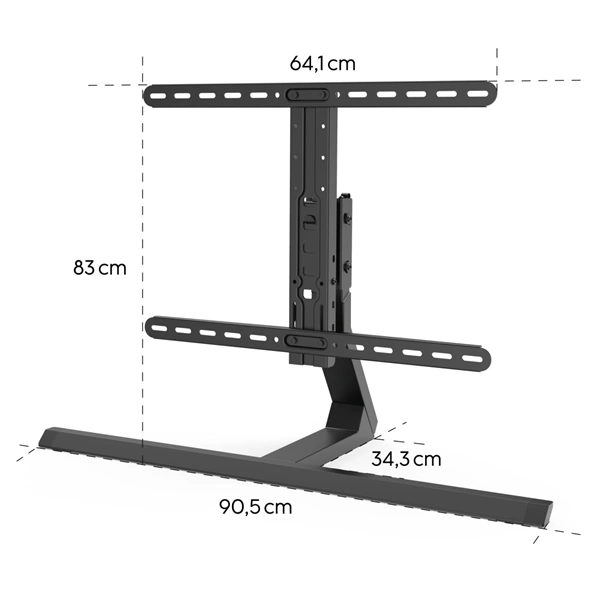 Hama stolní TV stojan Design, nastavitelný, 600x400