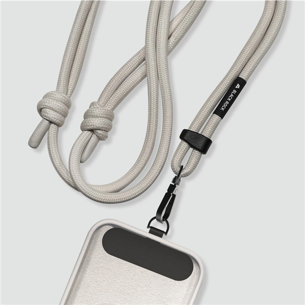 Black Rock Universal Lanyard, šňůrka na mobil, s karabinkou, 30-60 cm, barva Old White