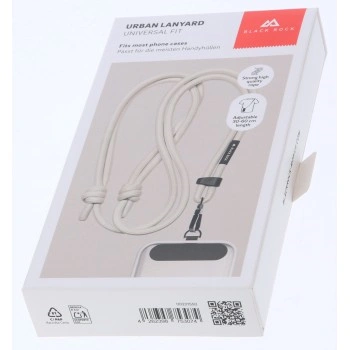 Black Rock Universal Lanyard, šňůrka na mobil, s karabinkou, 30-60 cm, barva Old White