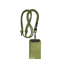 Black Rock Universal Lanyard, šňůrka na mobil, s karabinkou, 30-60 cm, olivově zelená