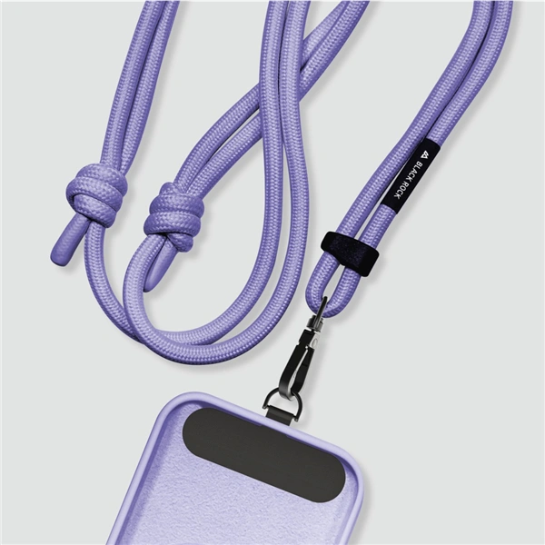 Black Rock Universal Lanyard, šňůrka na mobil, s karabinkou, 30-60 cm, fialová
