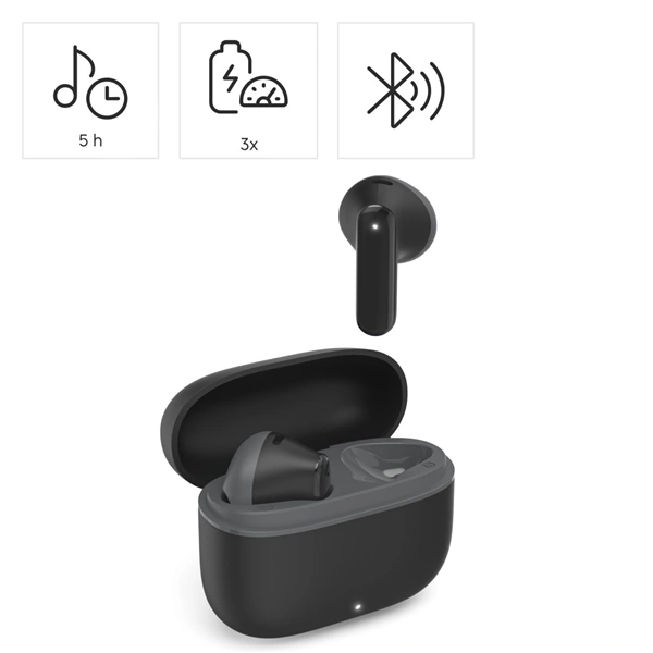 Hama Bluetooth sluchátka Freedom Light II, pecky, černá