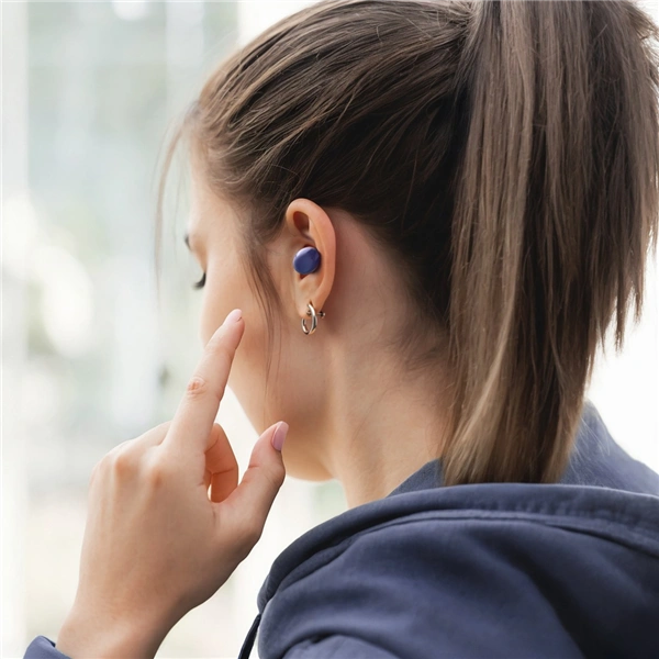 Hama Bluetooth sluchátka Freedom Buddy II, špunty, modrá